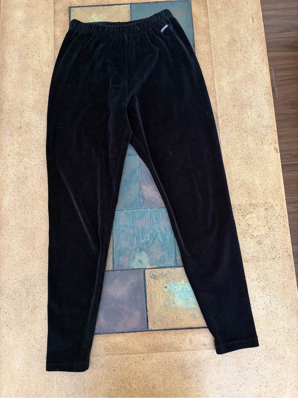 Medium size - Pre-loved Lauren Ralph Lauren Black Velour Pants.